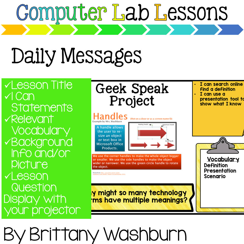 5th Grade Technology Curriculum Add on Pack