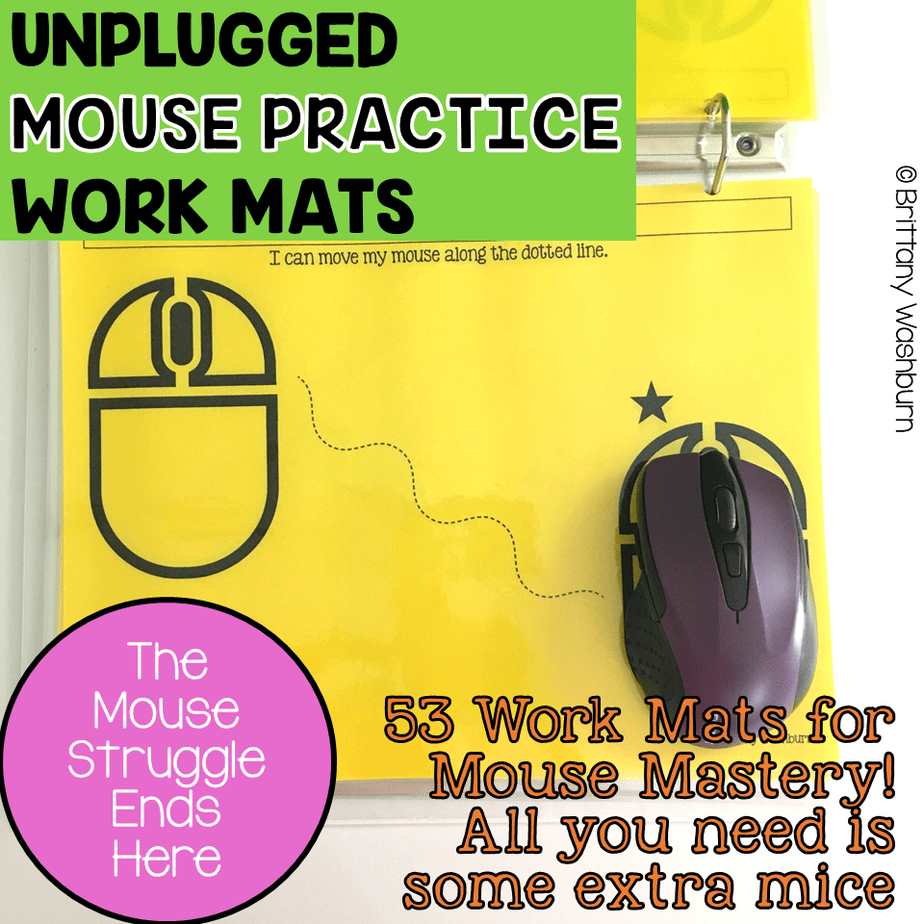 Mouse Practice Work Mats for Beginners