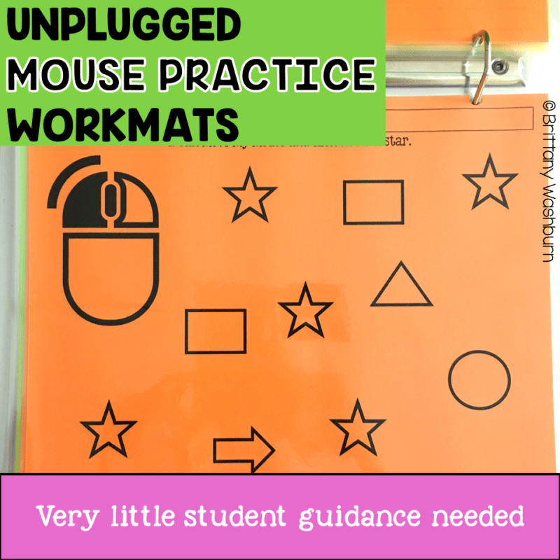 Mouse Practice Work Mats for Beginners
