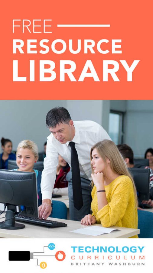Free resource library for technology teachers, media specialists, and tech coaches