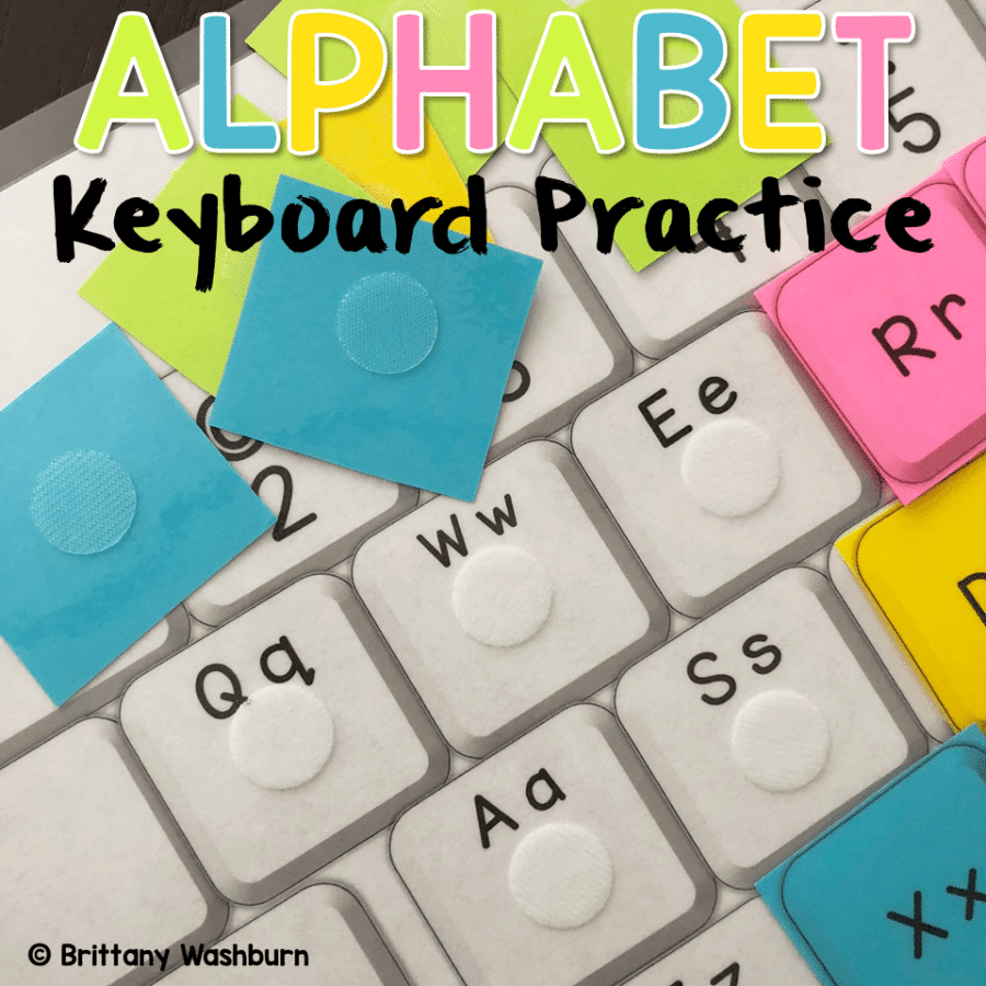 alphabet keyboard practice technology curriculum
