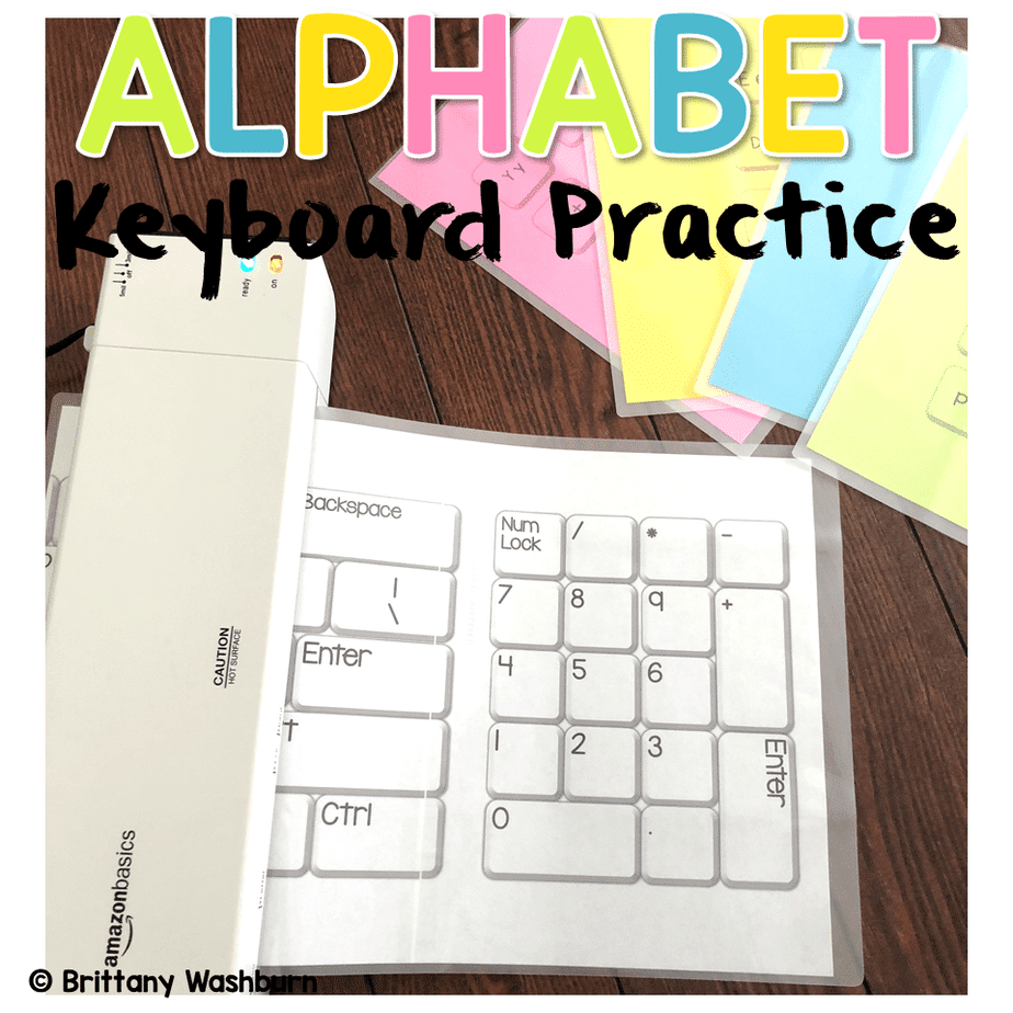 alphabet keyboard practice technology