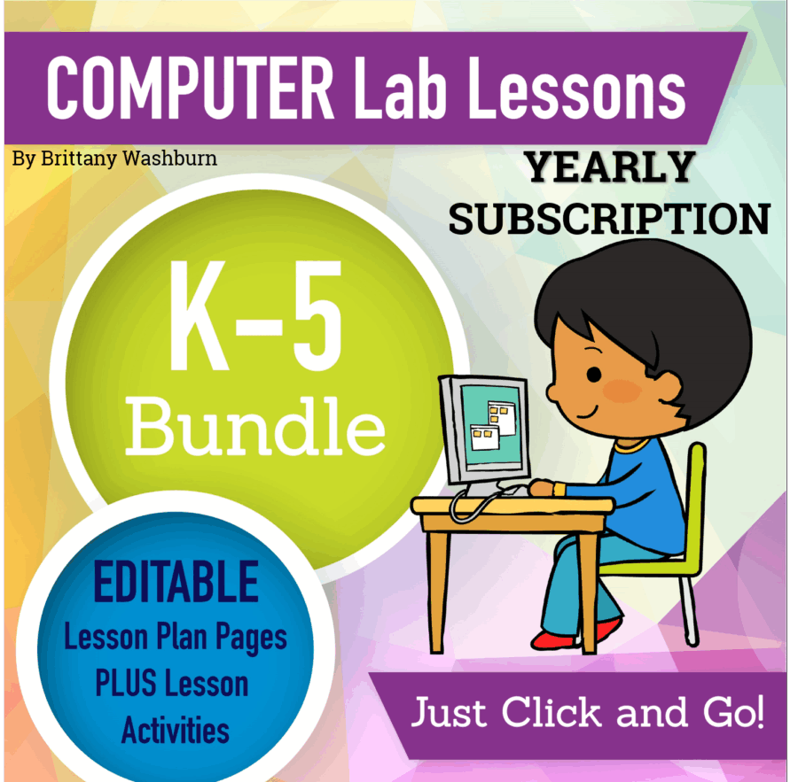 K-5 Technology Curriculum Bundle Yearly Subscription