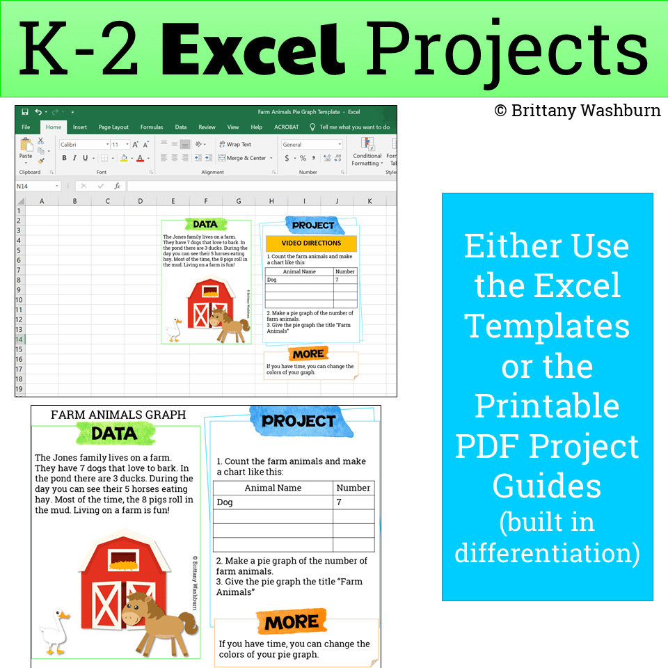 excel projects for grades k 2 5 types of graphs types of graphs in excel