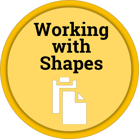 Word Processing Working with Shapes - Technology Curriculum