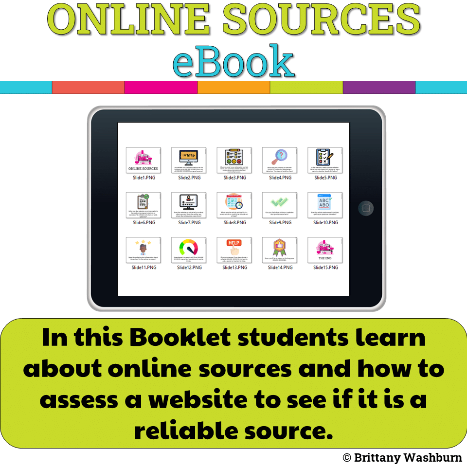 Online Sources Booklet Technology Curriculum